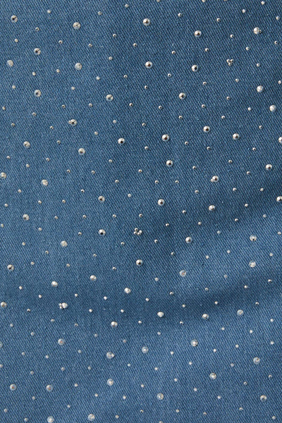 Denim Skort with Rhinestones