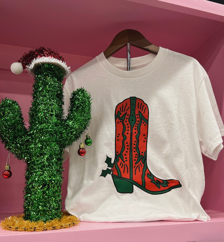 Howdy Santa Holiday Tee