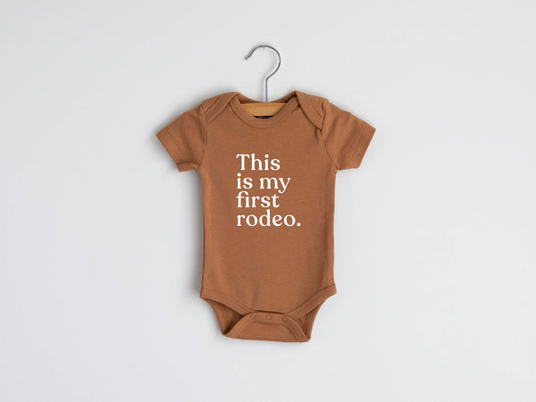 Baby This Is My First Rodeo Onesie