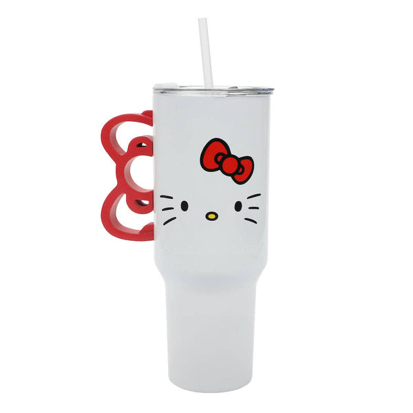 Hello Kitty 40 oz. Sculpted Handle Stainless Steel Tumbler