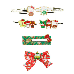 Hello Kitty & Friends Holiday 6 pc. Clip & Bow Set