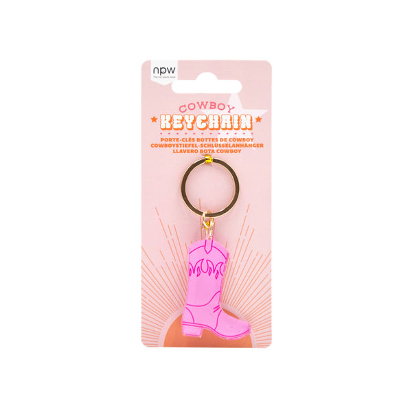 Western Cowboy Keychain