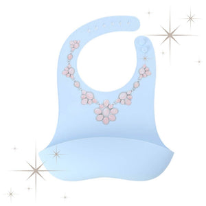 Blue Bin with Pink Clusters