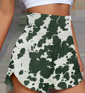 Cowprint Shorts