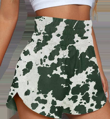 Cowprint Shorts