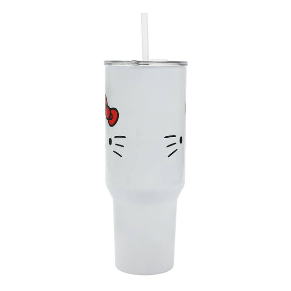 Hello Kitty 40 oz. Sculpted Handle Stainless Steel Tumbler