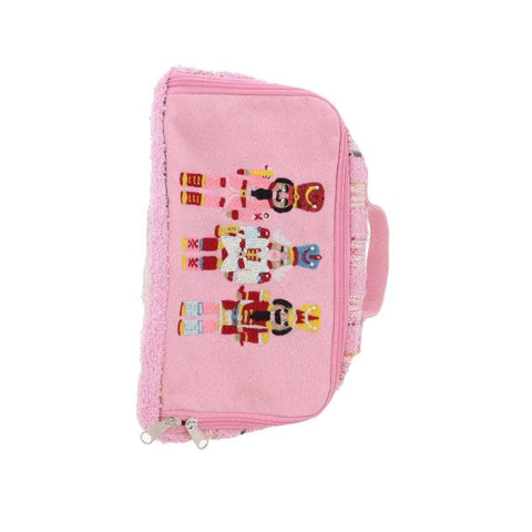 Whimsy Nutcracker Embroidered Zipper Pouch