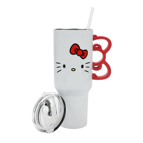 Hello Kitty 40 oz. Sculpted Handle Stainless Steel Tumbler