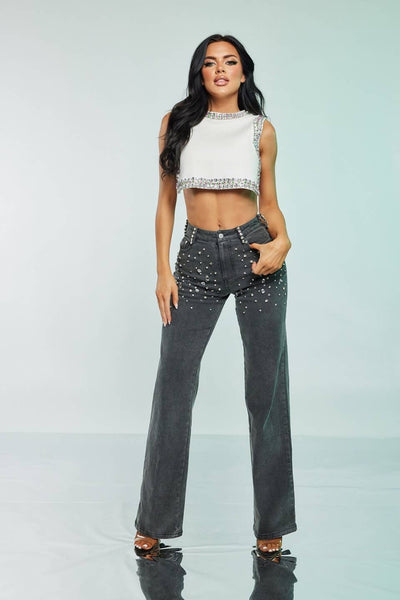 Rhinestone Jeans