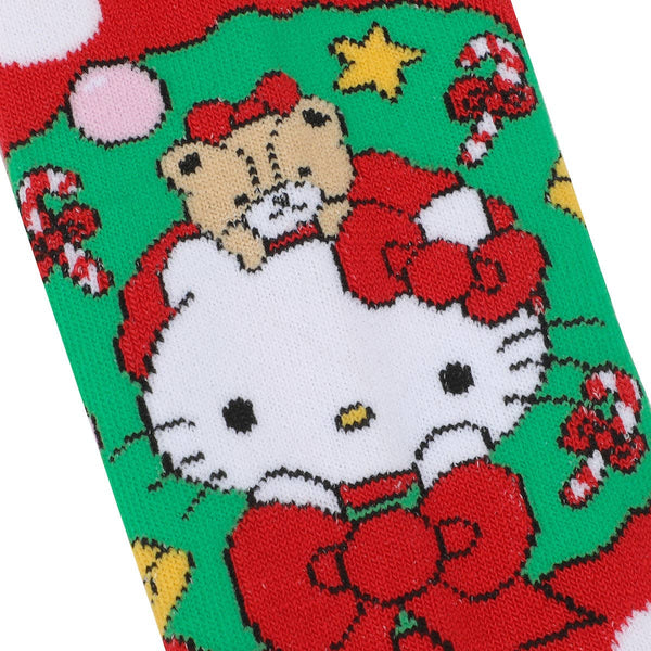 Hello Kitty Christmas 3 Pair Crew Box Set