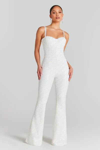 Velvet Sequin Jumpsuit