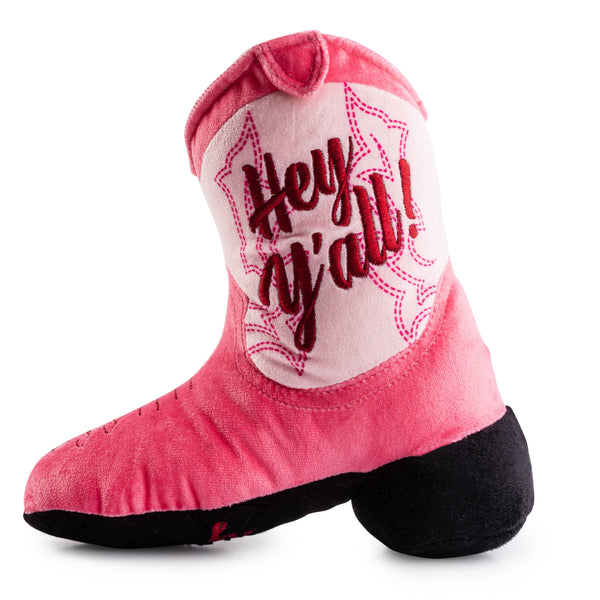 Dog Toy Pink Cowgirl Boot