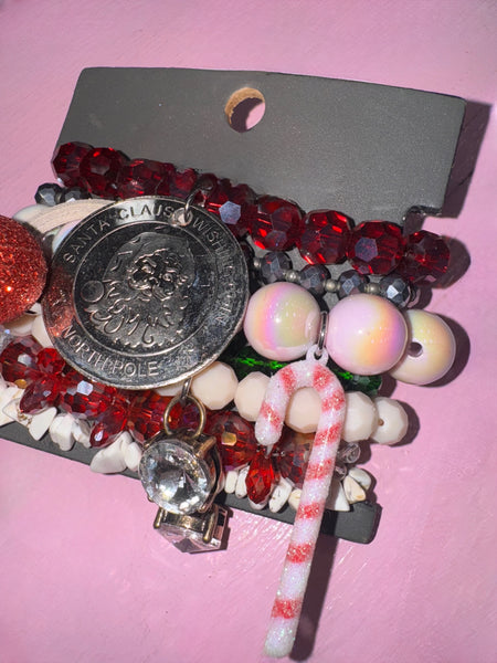 “Merry & Bright” Christmas Bracelet Stack