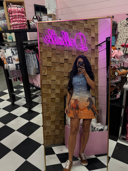 Run Wild Horse Dress