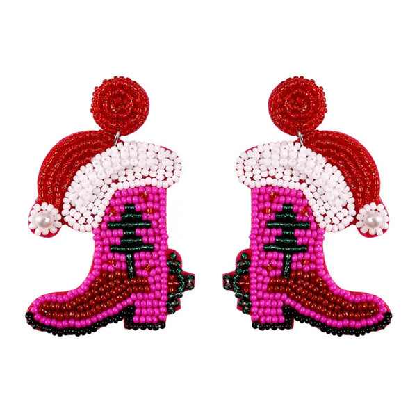 Christmas Boot Earrings