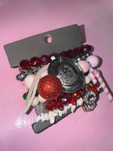 “Merry & Bright” Christmas Bracelet Stack