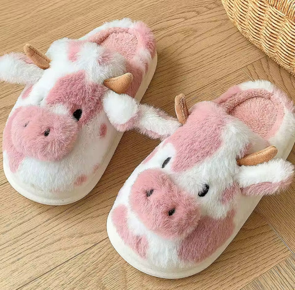 Moo Moo Pink Slippers