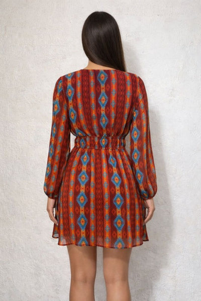 Western Print Dress