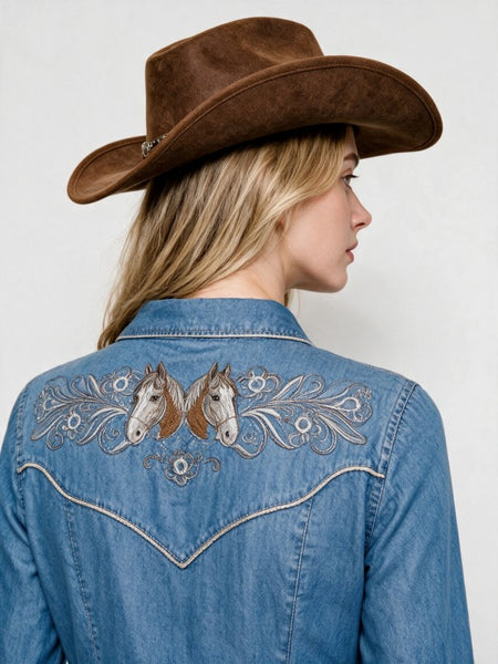 Wild Horses Denim Dress