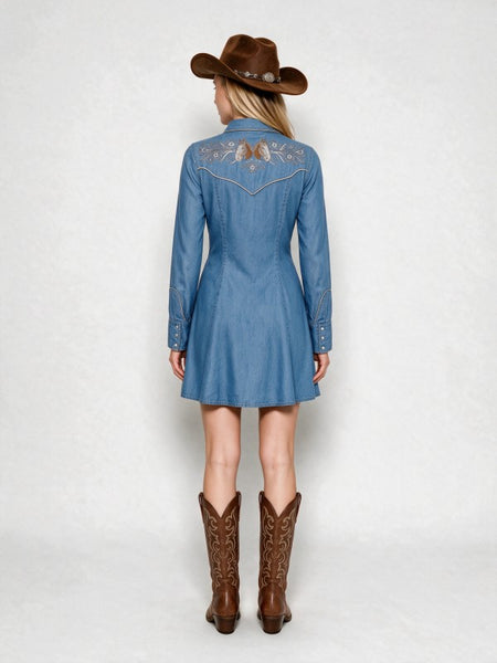 Wild Horses Denim Dress