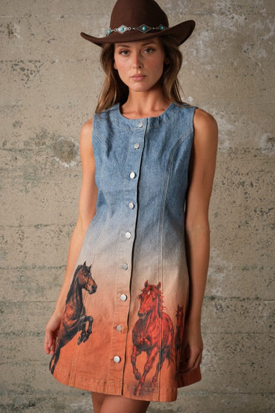 Run Wild Horse Dress