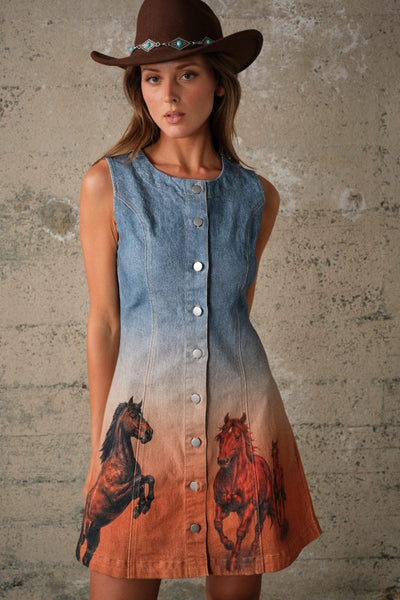 Run Wild Horse Dress