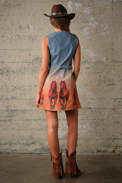 Run Wild Horse Dress