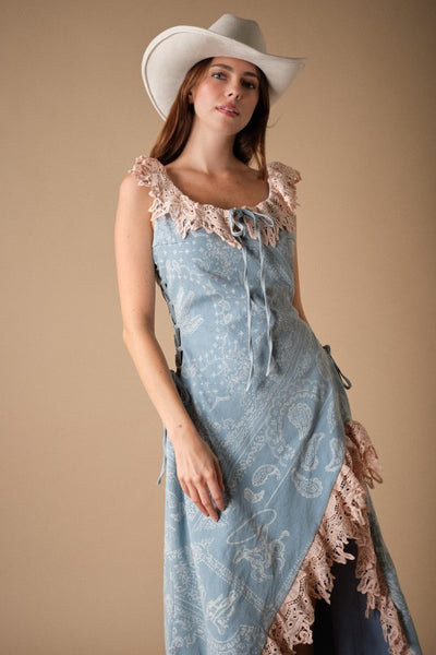 Wildflower Cowgirl Maxi Dress