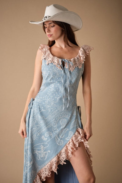 Wildflower Cowgirl Maxi Dress