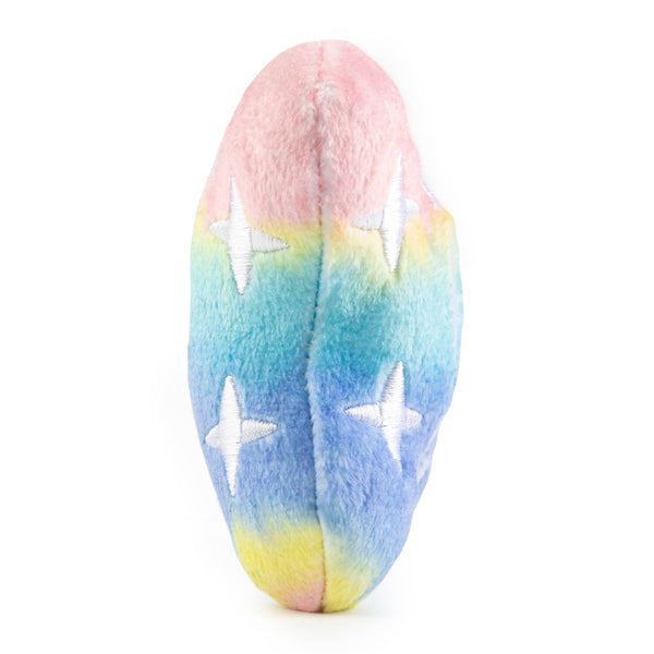 Pink Ombre Chewy Vuiton Bone Squeaker Dog Toy: Small