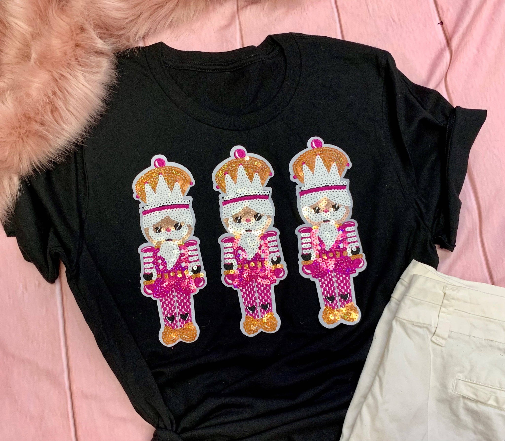 Three Shimmer Nutcracker Sequin