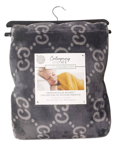 Luxury Soft Grey Throw Blanket