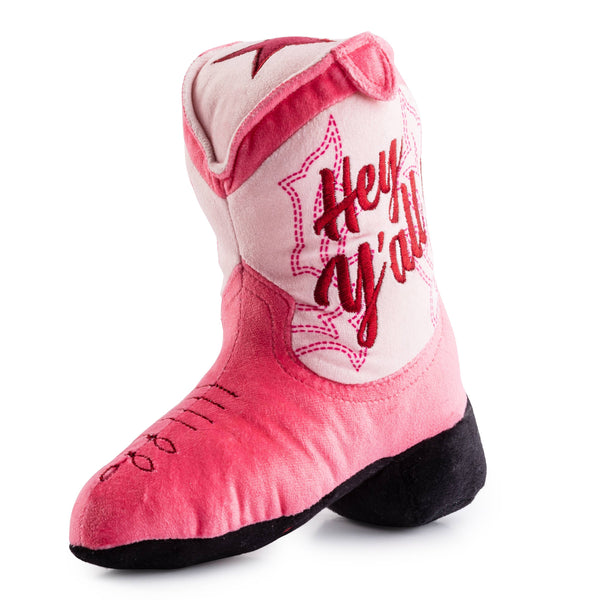 Dog Toy Pink Cowgirl Boot