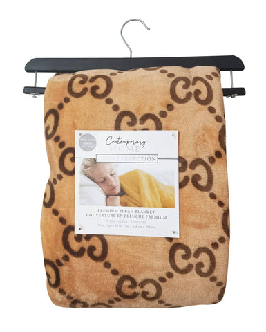 Luxury Soft Grey Throw Blanket