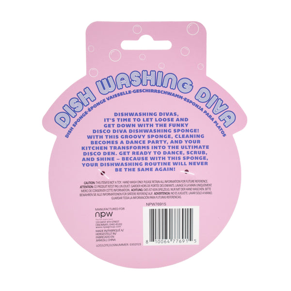 Dish Washing Diva Sponge