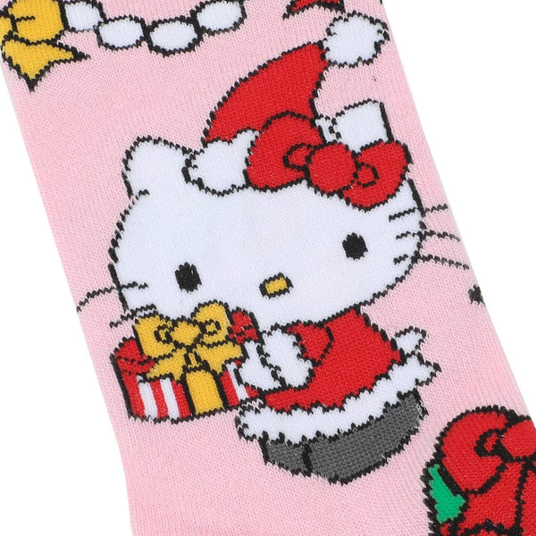 Hello Kitty Christmas 3 Pair Crew Box Set