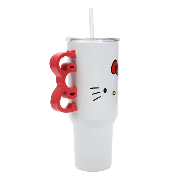 Hello Kitty 40 oz. Sculpted Handle Stainless Steel Tumbler