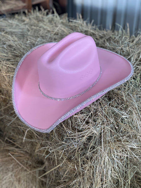 Pink Diamond Cowgirl Hat
