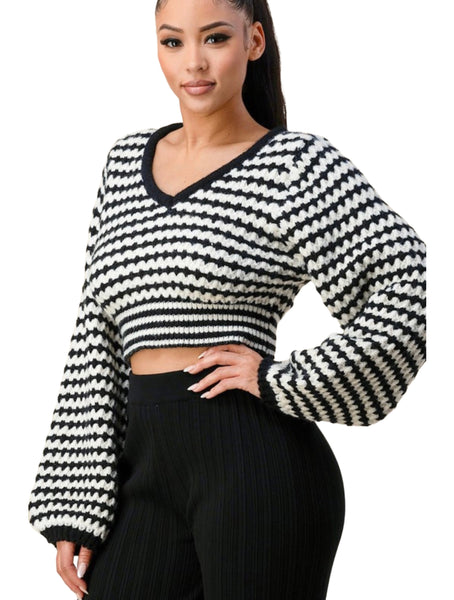Black & White Sweater