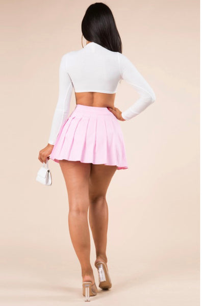 Holly skirt in baby pink