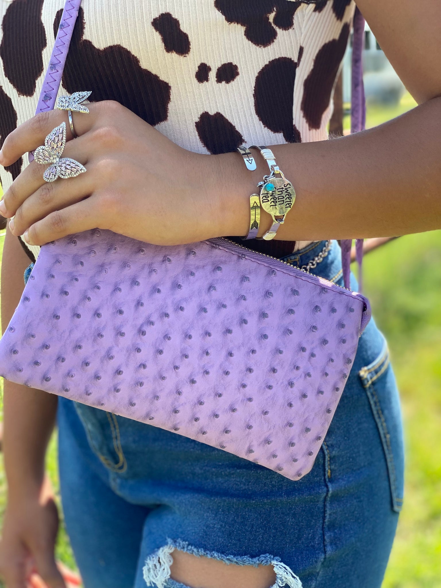 Purple Crossbody Purse