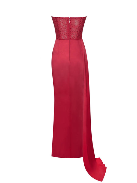 Rosey Gown in Red