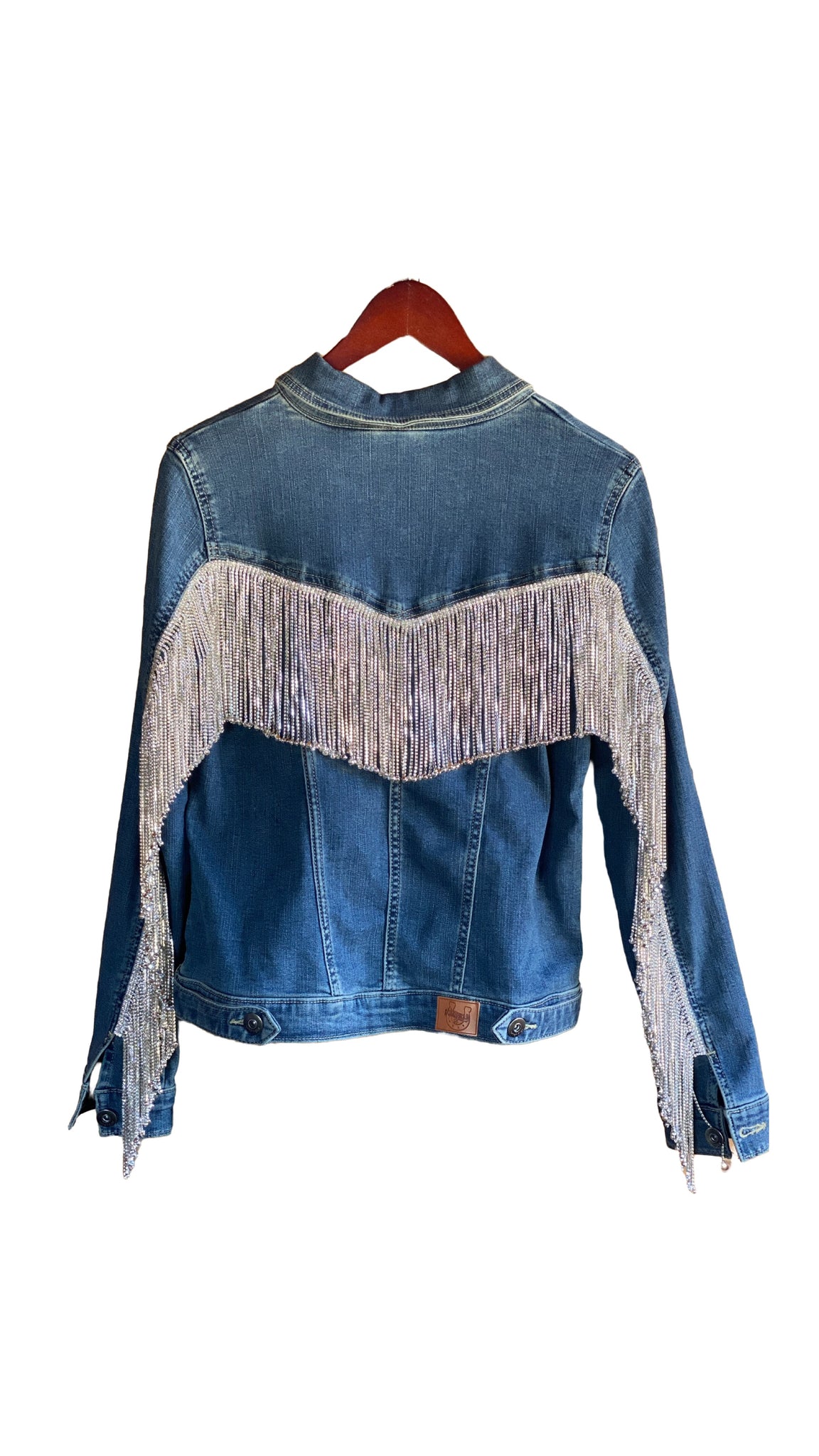 Cowgirl Angel Jacket in light denim